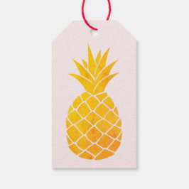 Etiqueta Para Presente Chá de Bebê Tropical Editável Aloha