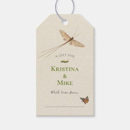 Etiqueta Para Presente Chá de Chá de fraldas de Amor