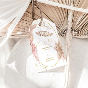 Etiqueta Para Presente Chá de fraldas Ballerina Tutu ou Aniversário Obrig