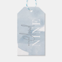 Chá de fraldas Cloud 9 Blue Sky Watercolor Boy