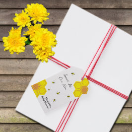 Etiqueta Para Presente Chá de fraldas de abelhas