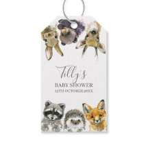 Chá de fraldas De Animais Da Floresta