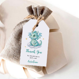 Etiqueta Para Presente Chá de fraldas de dragão