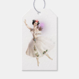 Etiqueta Para Presente Chá de fraldas de fada de borboleta brilhante Vint