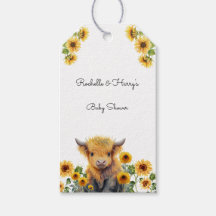 Chá de fraldas de flores girassosas da copa