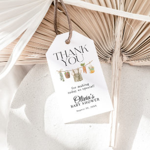 Etiqueta Para Presente Chá de fraldas De Mercado De Agricultores Cultivad