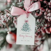 Chá de fraldas de natal de inverno