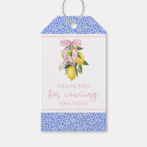 Chá de fraldas de pré-disquete de Arco rosa-limão