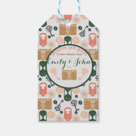 Etiqueta Para Presente Chá de fraldas de Revisão de Gênero da Sala de Fug