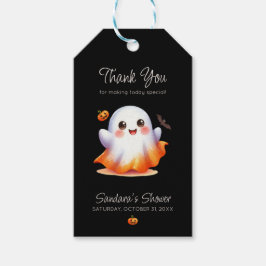 Etiqueta Para Presente Chá de fraldas Fantasma Cute Boo
