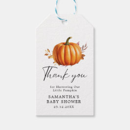 Etiqueta Para Presente Chá de fraldas Floral Moderno