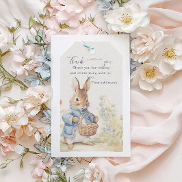 Etiqueta Para Presente Chá de fraldas Peter Rabbit