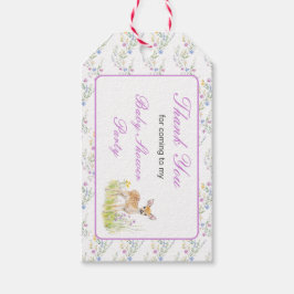 Etiqueta Para Presente Chá de fraldas primavera