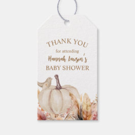 Etiqueta Para Presente Chá de fraldas Pumpkin Boho