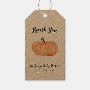 Etiqueta Para Presente Chá de fraldas Pumpkin Patch