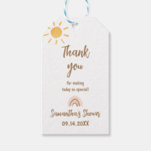 Chá de fraldas Sunshine Obrigado