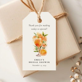 Etiqueta Para Presente Chá de Noiva Aperol Spritz