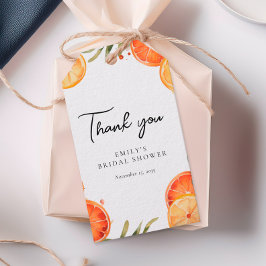 Etiqueta Para Presente Chá de Noiva Aquarela Aperol Spritz