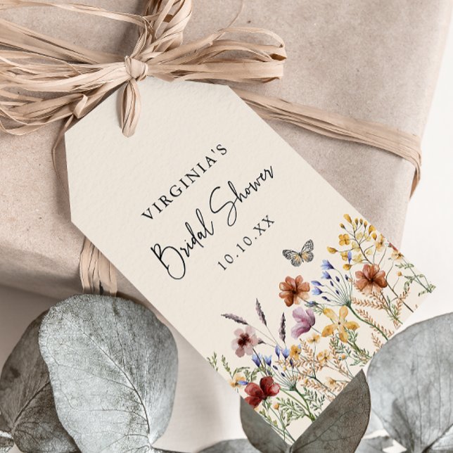 Etiqueta Para Presente Chá de Noiva Boêmio (Boho Bridal Shower Gift Tags
)