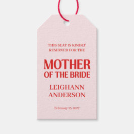 Etiqueta Para Presente Chá de Noiva Retro no Dia dos Namorados Vermelho R