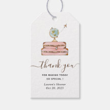 Chá de panela de Malas de viagem Obrigado