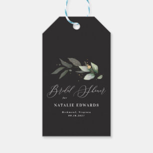 Etiqueta Para Presente Chá de panela de ouro preto Eucalyptus