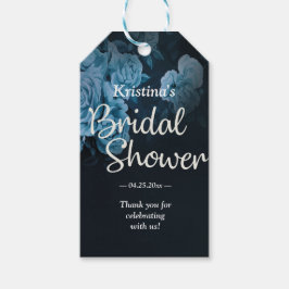 Etiqueta Para Presente Chá de panela de Quadro Geométrico Dourado Simples