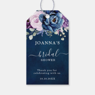 Etiqueta Para Presente Chá de panela Lilac Marinho Roxo Dusty Azul 
