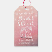 Chá de panela Mason Jars String Luzes Flor Rosa