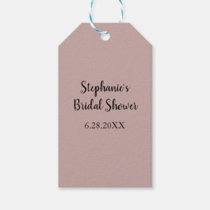 Etiqueta Para Presente Chá de panela Personalizada De Casamento De Rosa D