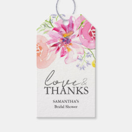 Etiqueta Para Presente Chá de panela Personalizado Marcas de Favor Fluxos