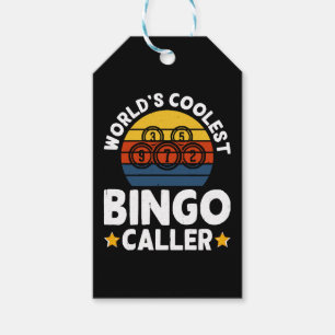 Etiqueta Para Presente Chamador de Bingo Mais Legal do Mundo