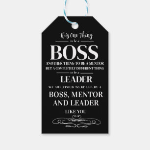 Etiqueta Para Presente Chefe semana de apreciação Mentor, líder