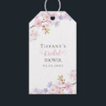 Etiqueta Para Presente Cherry Blossom in Bloom Garden Bridal Shower<br><div class="desc">Elegant Watercolor Cherry Blossom in Bloom Garden Bridal Shower</div>