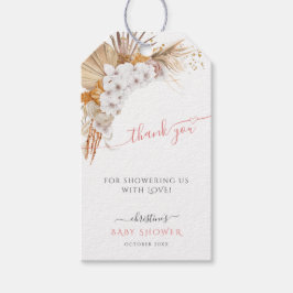 Etiqueta Para Presente Chic Boho Terracota Baby Shower Agradecimento