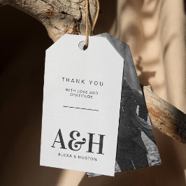 Etiqueta Para Presente Chic Minimalista Simples Elegante De Casamento