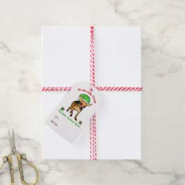 Etiqueta Para Presente Chihuahua Christmas