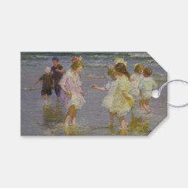 Etiqueta Para Presente Children Wading on the Beach (por E.H. Potthast)