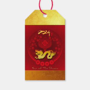 Etiqueta Para Presente Chinês FU Luck lanterna Dragão Ano GT2 pessoal