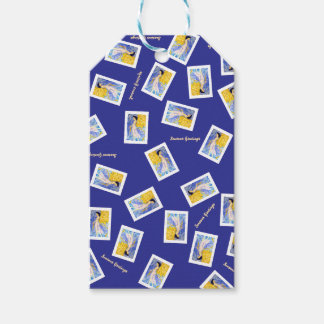 Etiqueta Para Presente Christmas Angel Winter Snow Maureen Girard