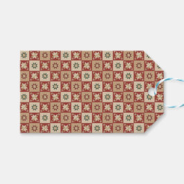 Etiqueta Para Presente Christmas Country Star Quilt Blocks