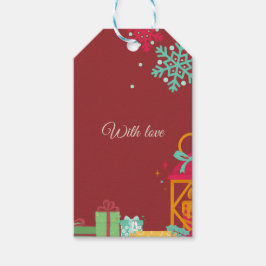 Etiqueta Para Presente Christmas Gift Tag – Festive Holiday Design