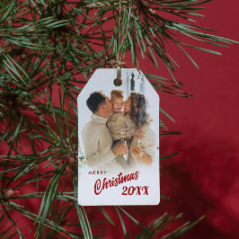 Etiqueta Para Presente Christmas Gift Tags Modern Trendy Holiday Photos