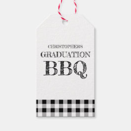 Etiqueta Para Presente Churrasco de formatura em xadrez