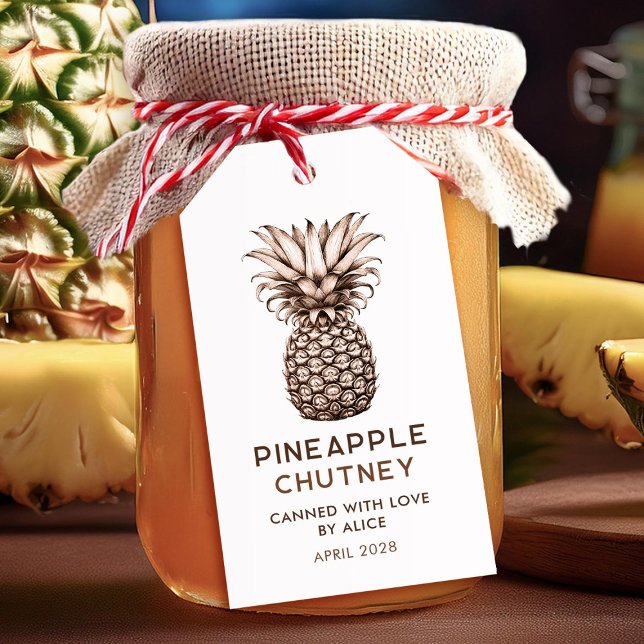 Etiqueta Para Presente Chutney de abacate conserva caseira (Criador carregado)