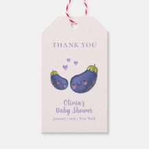 Chuva de Bebê do Beringela Coraçãozinho Roxo Fofin