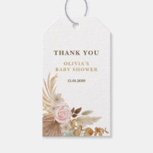 Chuva de Bebê Flor de Aquarela Fofa Branca