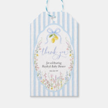 Chuva de Bebê Posey Wildflower Azul