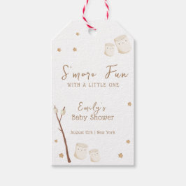 Etiqueta Para Presente Chuva de Estrelas Minimalista Boho S'more Diversão