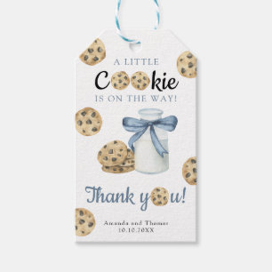 Etiqueta Para Presente Chuva de Leite & Biscoitos no Chá de Bebê - Cartão